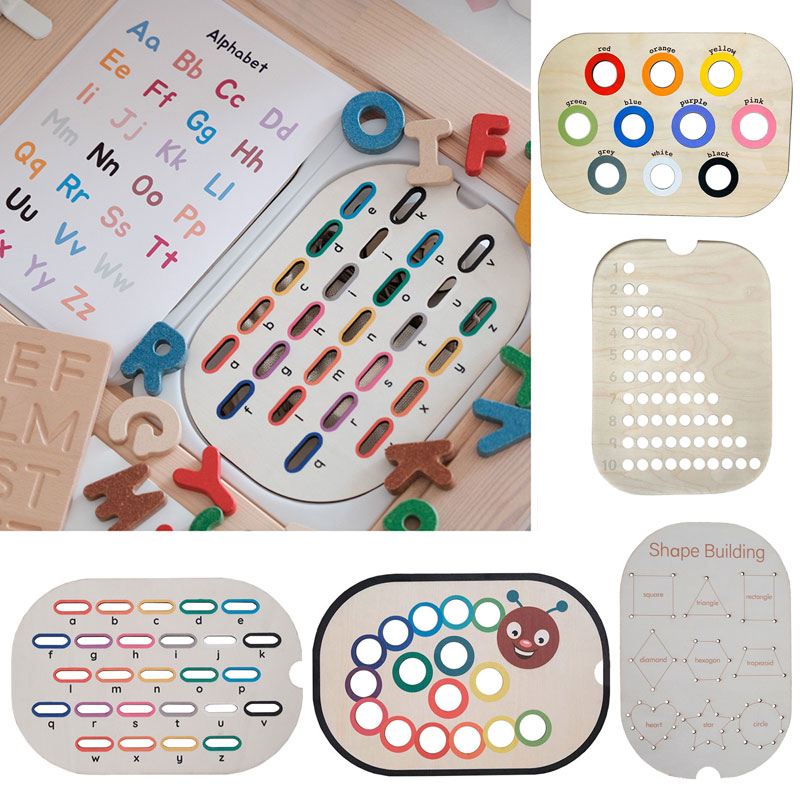 Board Game Word - Children Montessori Games Fine Movement Training