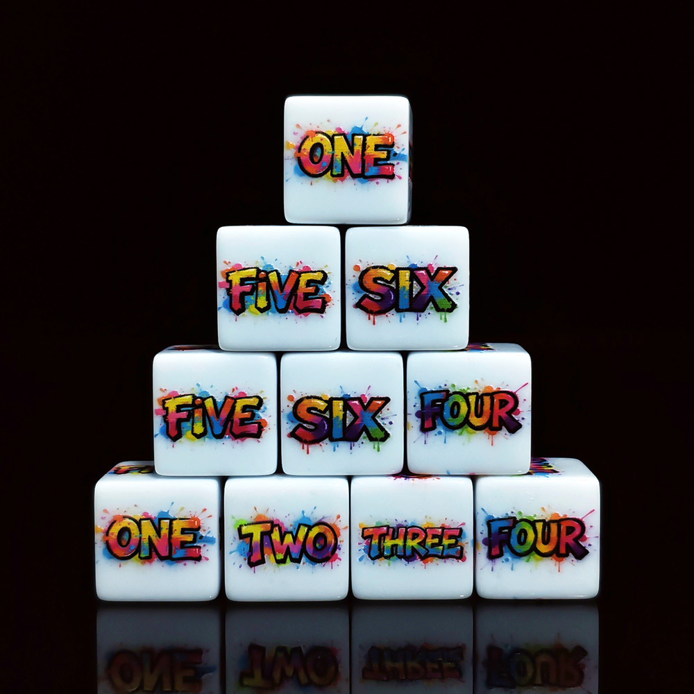 12Pcs 16MM Color Splash Englis - đánh giá và giá Board Game English For Kids