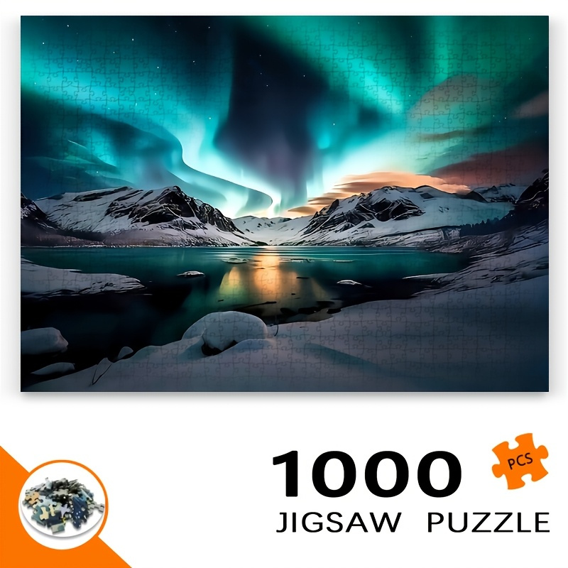 1000pcs Northern Lights Aurora - đánh giá và giá Jigsaw Puzzle Adult